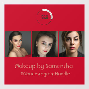 Makeup Business Window Cling