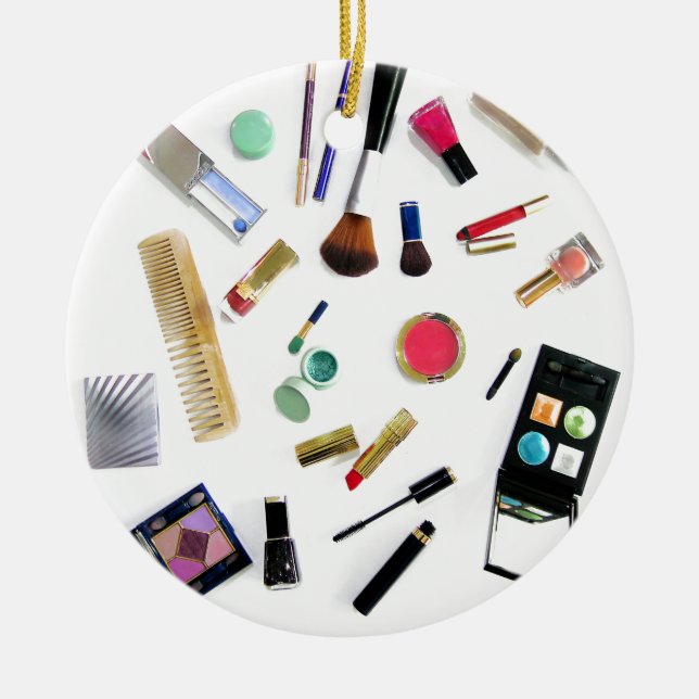 Makeup Ceramic Tree Decoration (Front)