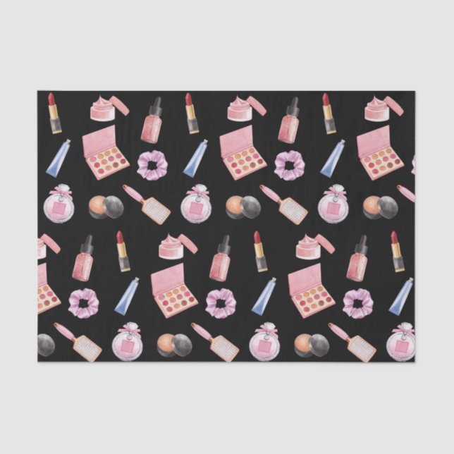 Makeup Cosmetics Beauty Pattern Cosmetology Tissue Paper (Front)