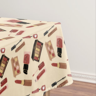 Makeup Cosmetics Pattern Cosmetology Tablecloth