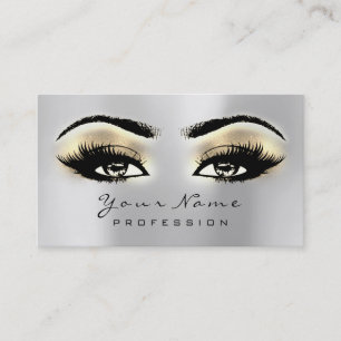 Makeup Eyebrow Eyes Lashes Browns SPA Business Card