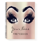 Makeup Eyebrow Eyes Lashes Glitter SPA Pink Rose