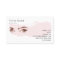 Makeup Eyebrow Eyes Lashes Rose Gold Business Card