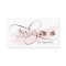 Makeup Eyebrow Eyes Lashes Rose Gold Business Card