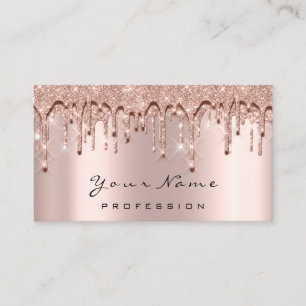 Makeup Eyes Lashes 3D Rose Drip Appointment Card