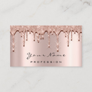 Makeup Eyes Lashes 3D Rose Drip Appointment Card