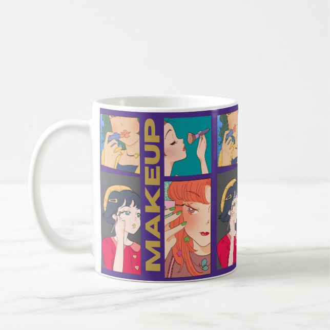MAKEUP GIRLS COFFEE MUG (Left)