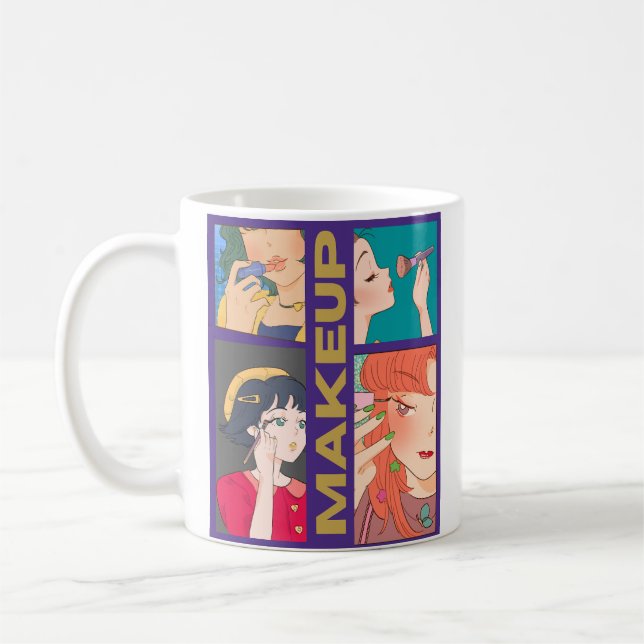 MAKEUP GIRLS COFFEE MUG (Left)