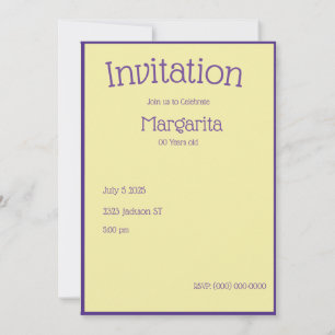 MAKEUP GIRLS INVITATION