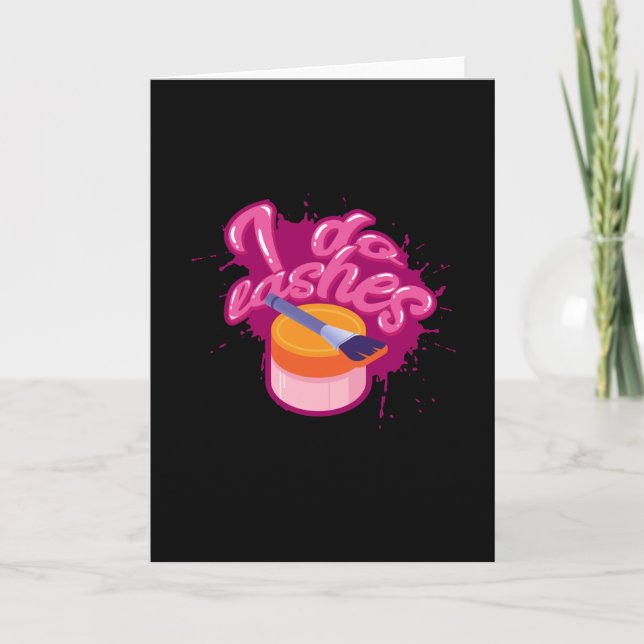 Makeup - I Do Lashes - For Beauticians Card (Front)