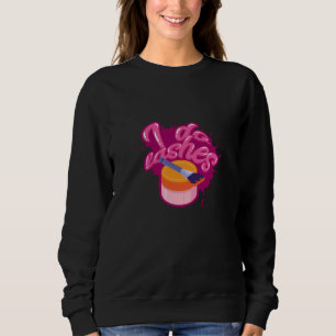 Makeup - I Do Lashes - For Beauticians Sweatshirt