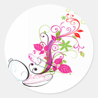 makeup, J.E.M Classic Round Sticker