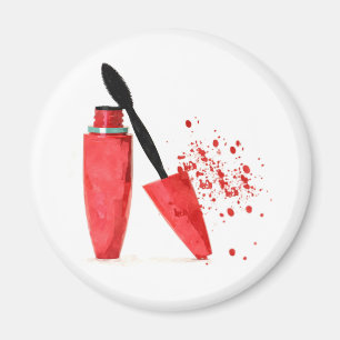 Makeup mascara fashion glamour trendy red magnet