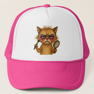 Makeup Meowster – Funny Cat Teen Shirt Trucker Hat