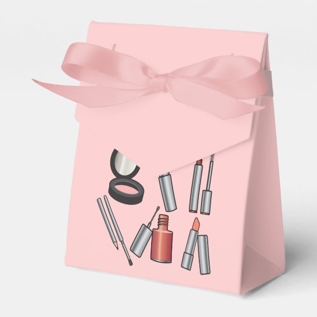Makeup Party Goody Bag Favour Box (Front Side)