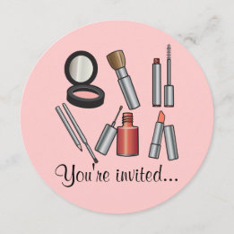 Makeup Party Invitation