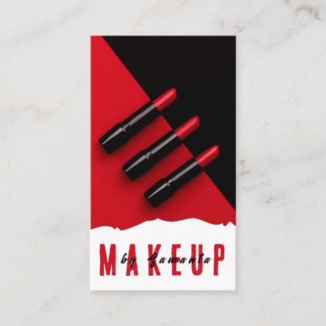 Makeup PMU Microblading Henna Salon Business Card (Front)