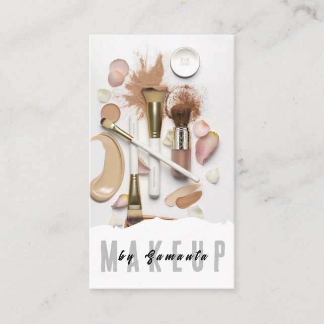 Makeup PMU Microblading Henna Salon Business Card (Front)