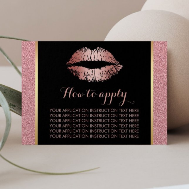 Makeup Rose Gold Lips Application Instructions (Creator Uploaded)