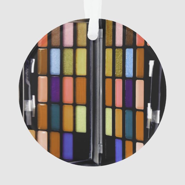 Makeup Set Trendy Colourful Palette Ornament (Back)