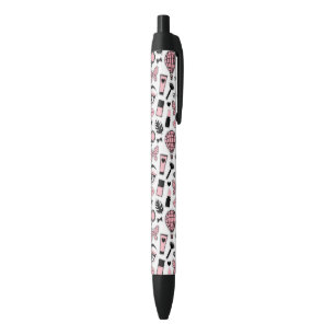 Makeup Sticker Pattern Black Ink Pen
