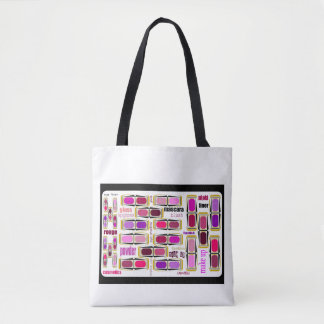 Makeup tote bag