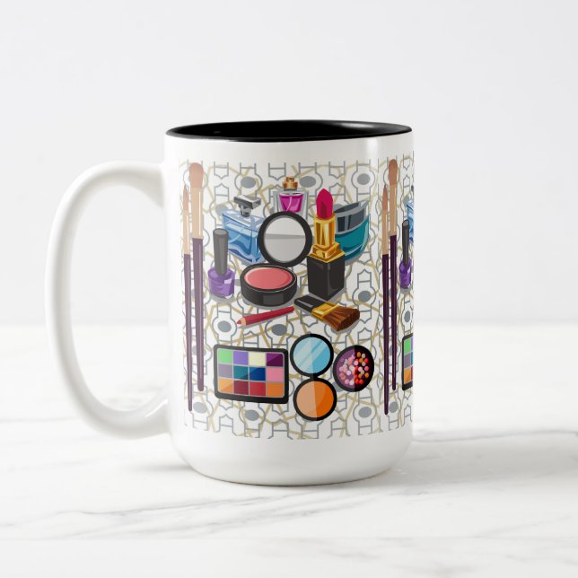 makeup Two-Tone coffee mug (Left)