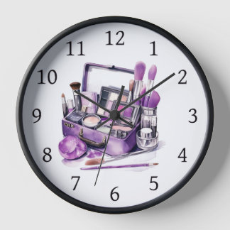 Makeup Vanity Wall Clock – Glam Beauty Cosmetics