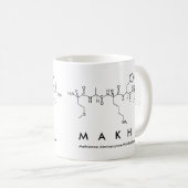 Makhi peptide name mug (Front Right)