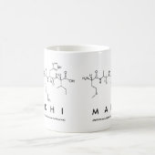 Makhi peptide name mug (Center)
