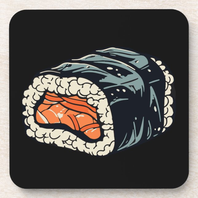  Maki roll sushi  Coaster (Front)