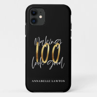 Making 100 look good gold birthday 