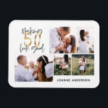 Making 50 look good birthday multi photo holiday c magnet<br><div class="desc">multi photo 50th birthday party invitation</div>