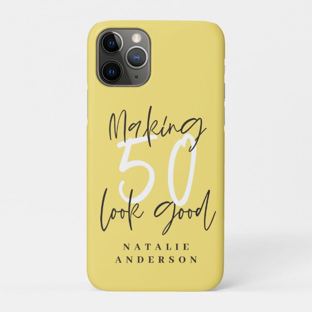 Making 50 look good chic birthday Case-Mate iPhone case (Back)