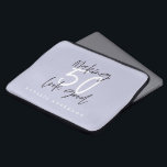 Making 50 look good gold birthday celebration laptop sleeve<br><div class="desc">Celebrate your 50th birthday in style with this chic,  elegant 50 and fabulous birthday design. A modern design with script text and bold graphics. Change the colour to customise. Part of a collection.</div>