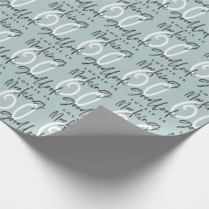 Making 60 look good birthday gift wrap