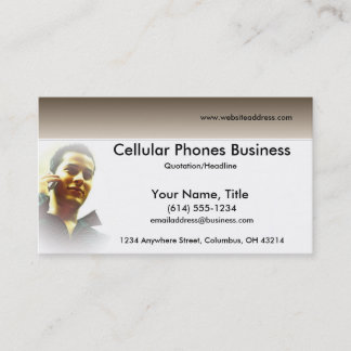 Making a Call Cellular/Wireless Business Cards
