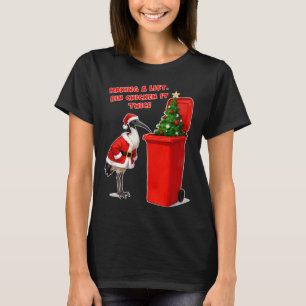 Making A List. Bin Chicken It Twice Cute Christmas T-Shirt