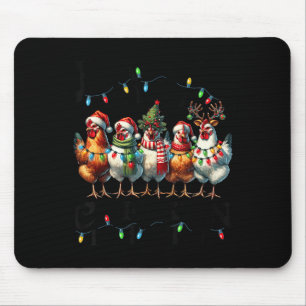 Making A List Chicken It Twice Christmas Xmas Chic Mouse Mat