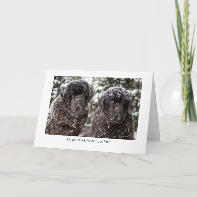 Making A List...We've Been Good! Holiday Card (Front)