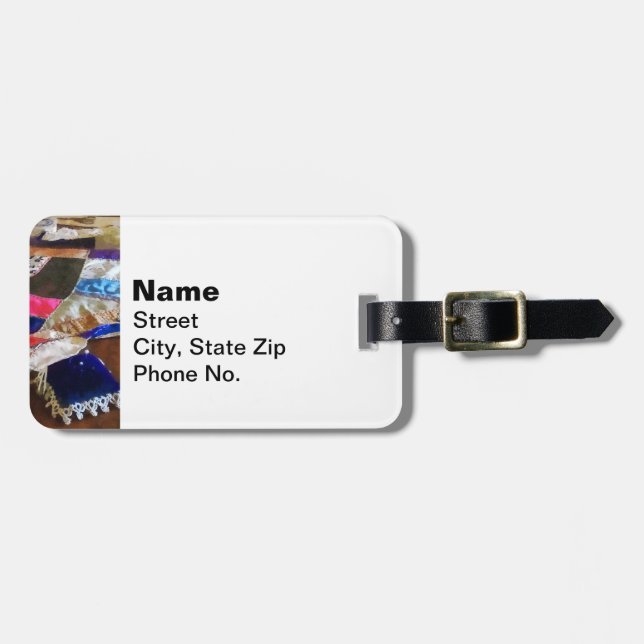 Making a Quilt Luggage Tag (Front Horizontal)
