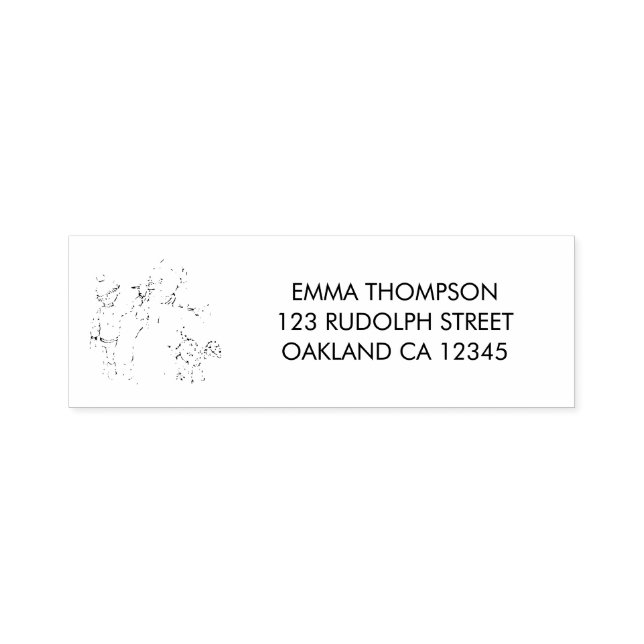 Making a Snowman Self-inking Stamp (Design)