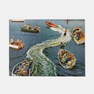 Making A Wake by Ben Kimberly Pins Doormat