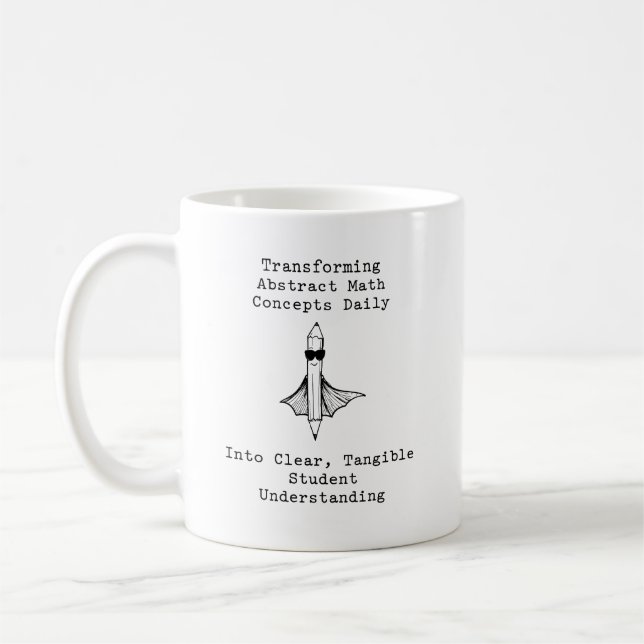Making Abstract Math Clear: Student Understanding Coffee Mug (Left)