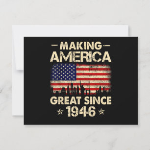 Making America Great Since 1946 Retro 76th Birthda
