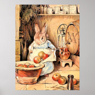 “Making Apple Cider” by Beatrix Potter Poster