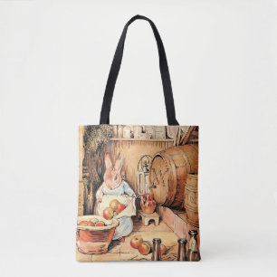 “Making Apple Cider” by Beatrix Potter Tote Bag