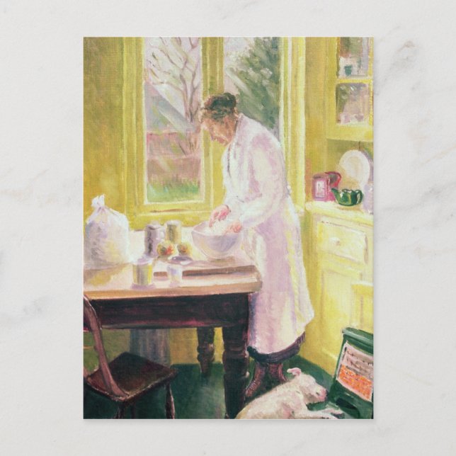 Making Apple Pie Postcard (Front)