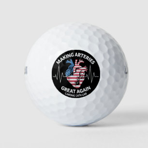 Making Arteries Great Again Cardiac Cath Lab  Golf Balls