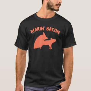 Making Bacon Pork Pig Joke Memes Adult Humour Appa T-Shirt